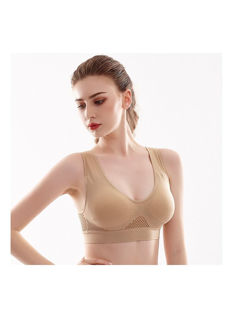 Loquat No Steel Ring Gathering High Strength Shock Proof Sports Bra 