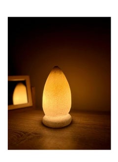 A luminous rock salt lamp vase to attract positive energy and change your life (Lamp shape)