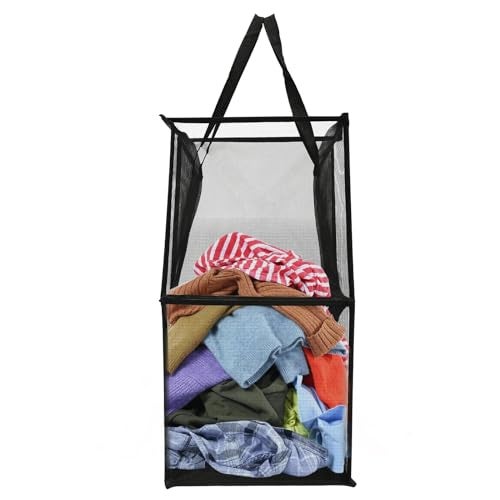 MosQuick® Large Capacity Premium Durable Laundry Basket for Clothes - Multipurpose Laundry Bag foldable laundry bag Washable Freestanding used clothes basket Space Saving Lightweight(pack of 1) - Image 4
