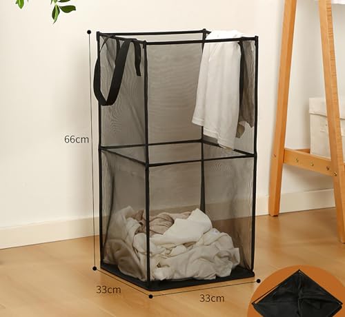 MosQuick® Large Capacity Premium Durable Laundry Basket for Clothes - Multipurpose Laundry Bag foldable laundry bag Washable Freestanding used clothes basket Space Saving Lightweight(pack of 1) - Image 2