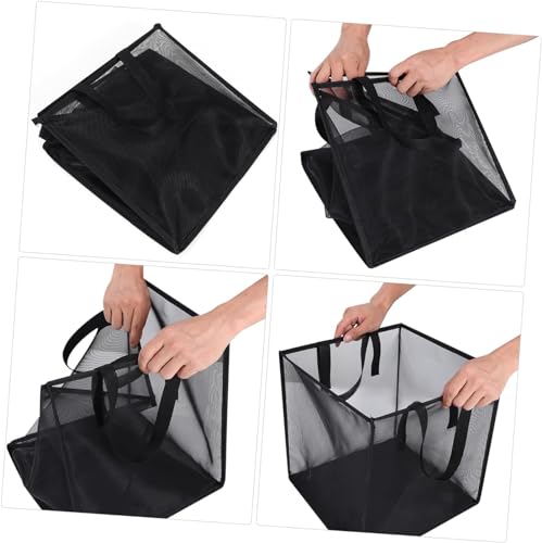 MosQuick® Large Capacity Premium Durable Laundry Basket for Clothes - Multipurpose Laundry Bag foldable laundry bag Washable Freestanding used clothes basket Space Saving Lightweight(pack of 1) - Image 3