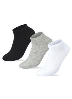 SAM SOCKS Sam Socks Set Of 3 Ankle Socks Women Black-L.Grey-White  - Image 1