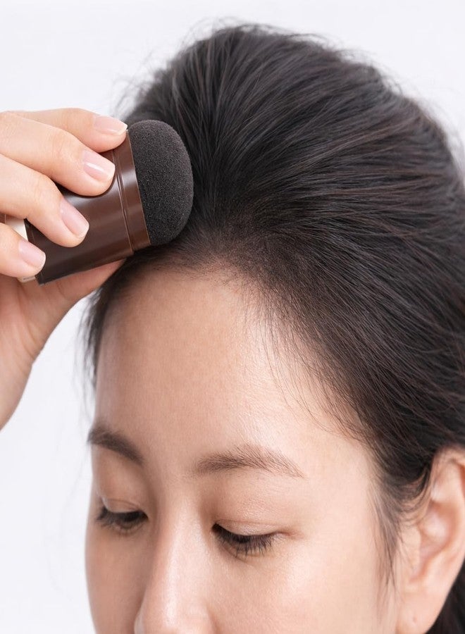 Red Champion Hairline Touch-Up Powder Stick Instant Hair Root Cover Powder with Brown Hair Shadding Sponge Applicator Temporary Hairline Shading for Men & Women Pack of 1 - Image 4