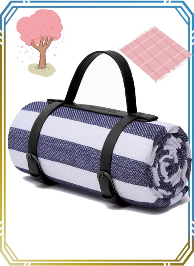 APEX 200 CM Foldable Picnic Blanket Waterproof Beach Picnic Blanket Outdoor Portable Picnic Mats for Camping Family Park Garden with Disposable Picnic Mats  - Image 1