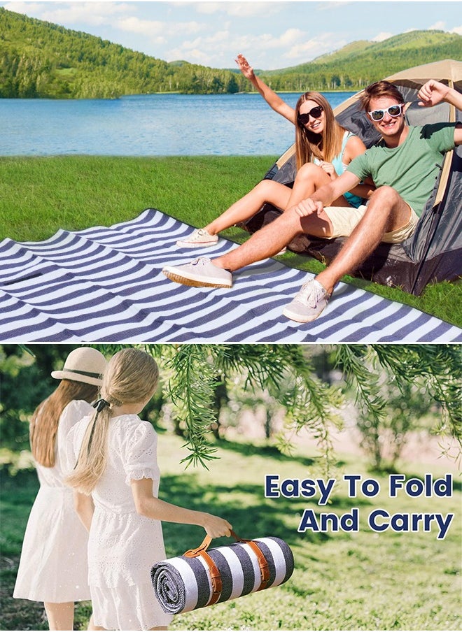 APEX 200 CM Foldable Picnic Blanket Waterproof Beach Picnic Blanket Outdoor Portable Picnic Mats for Camping Family Park Garden with Disposable Picnic Mats  - Image 3