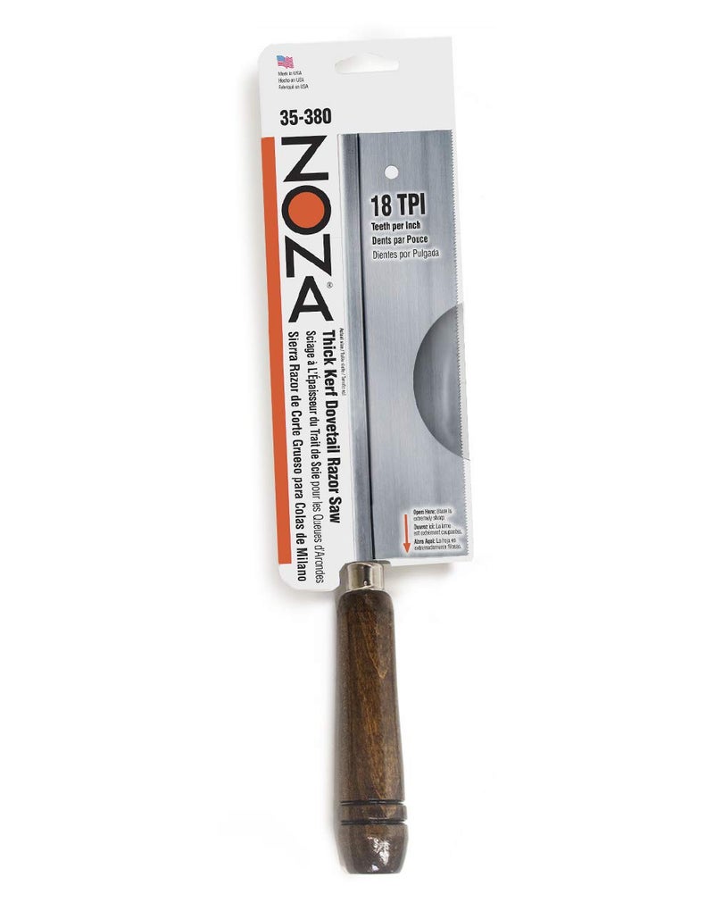 OLSON Zona 35-380 Thick Dovetail Saw, 18 TPI, 020-Inch Kerf, Blade Length 8-Inch, Cut Depth 1-3/4-Inch, Silver - Image 2
