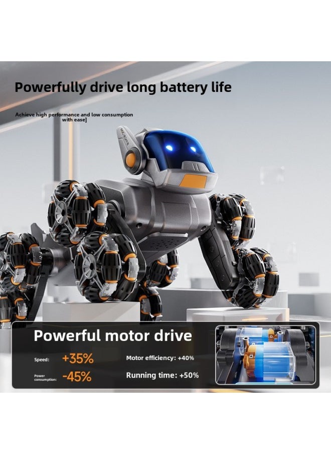 Tao Doodle Children Remote Control Mechanical Dog Toy Car Boy Year Gift Eight Wheel Remote Control Dog Spray Toy-Color:Wireless Remote Control Mechanical Dog  Eight-wheel Posture Switching + One-click Spray  - Image 5