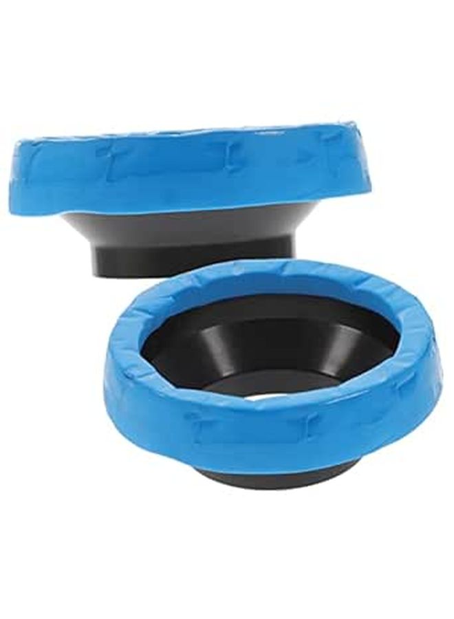Lurrose 2pcs Toilet Wax Ring Seal Replacement For Leak Flange Premium Rubber Material - Image 1