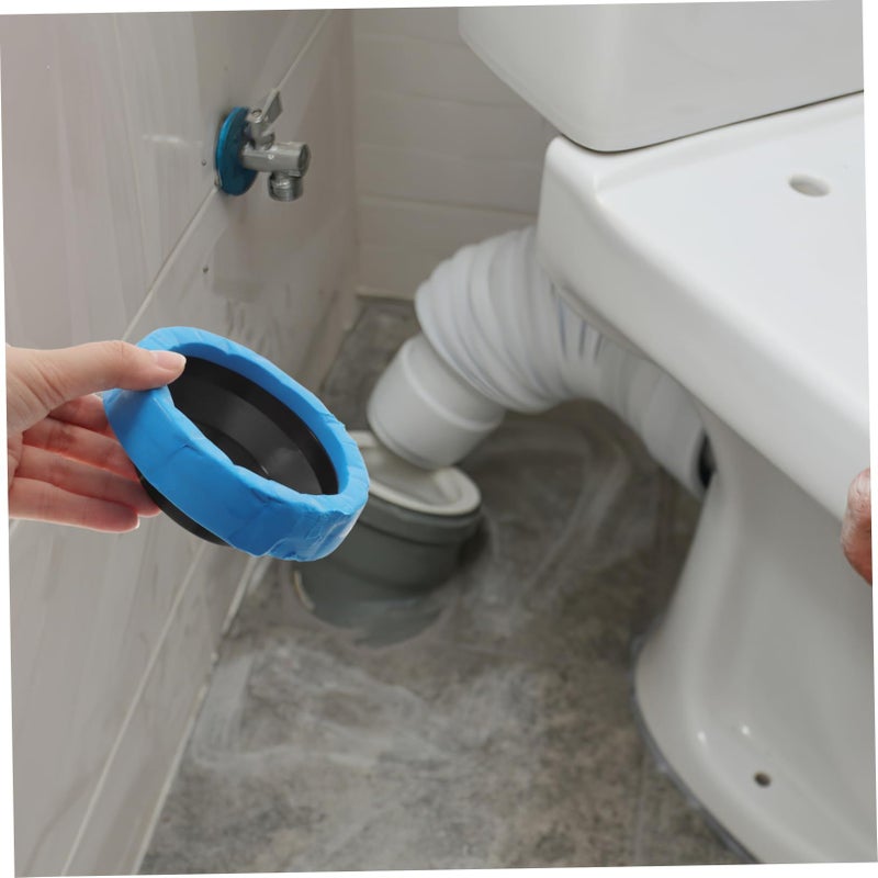 Lurrose 2pcs Toilet Wax Ring Seal Replacement For Leak Flange Premium Rubber Material - Image 5
