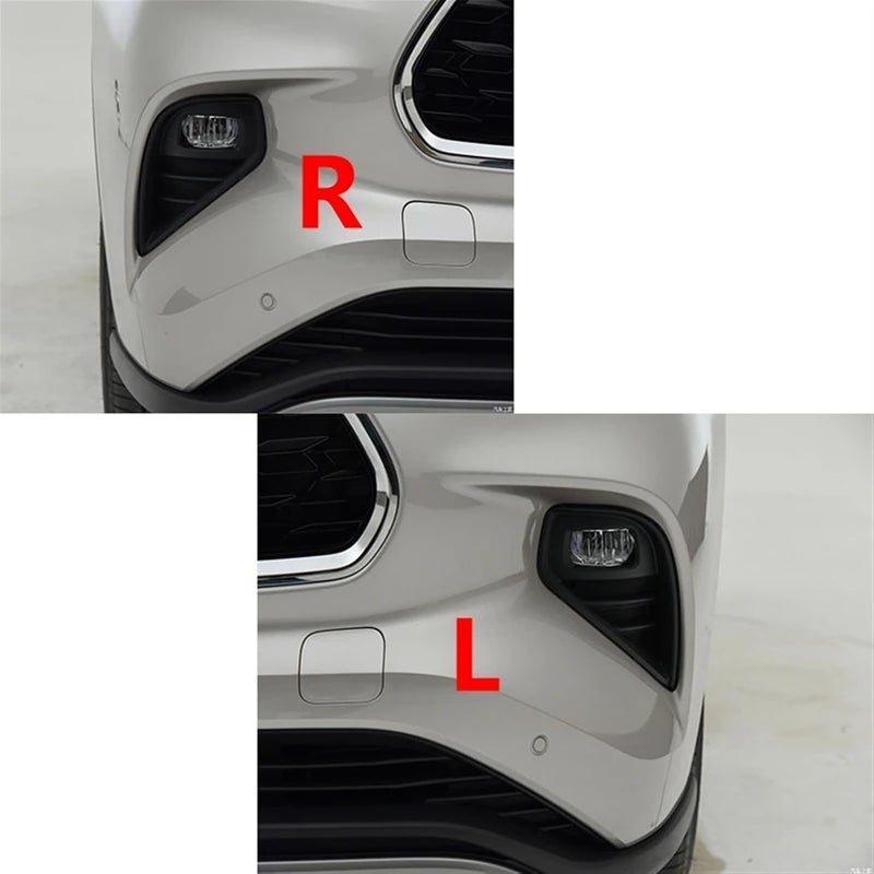 QASULER Front Bumper Tow Hook Eye Cover for Toyota Highlander - Image 4
