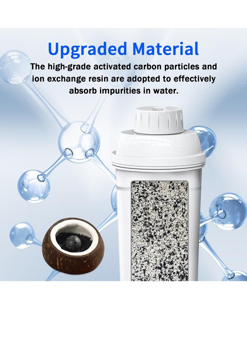 Filter Replacement 2 Pcs Coffee Machine Filter element Compatible with DeLonghi Filter DLSC002 Replacement Water Softener Activated Carbon Softener Compatible with ECAM ESAM ETAM BCO EC  - Image 4