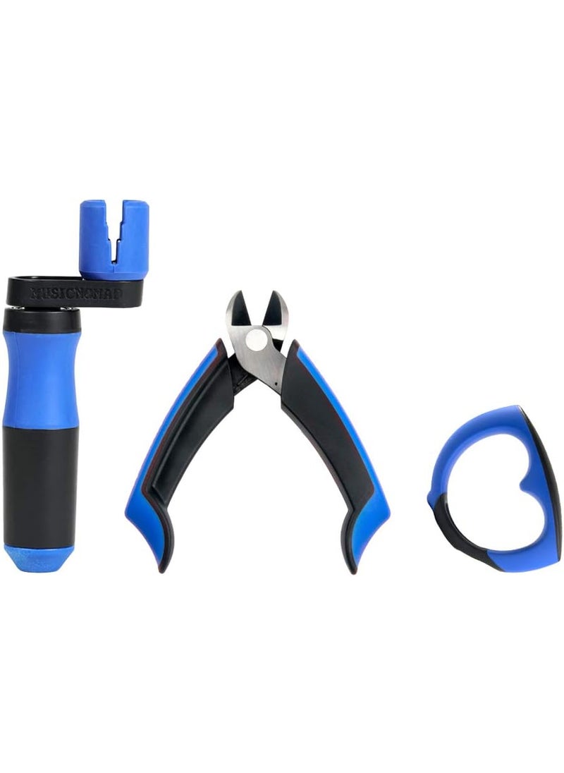 MusicNomad MusicNomad GRIP WinderCutterPuller10mm Wrench All in One Premium String Changing Kit for all Guitars  Basses MN295  - Image 1