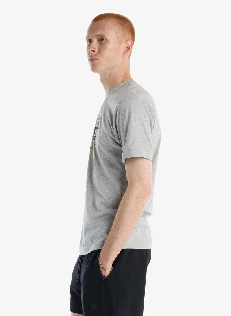 New Balance ATHLETIC GREY (AG) City Walk T-Shirt for Men | Best Price UAE