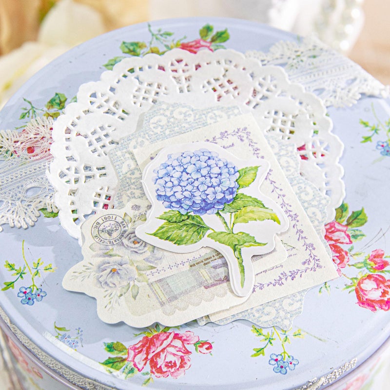JOYCHOIC Vintage Junk Journal Supplies Kit, 4 Packs Floral Journaling and Scrapbooking for Adults, Aesthetic Scrapbook Materials, Bullet Journals for Beginner Women - Image 4