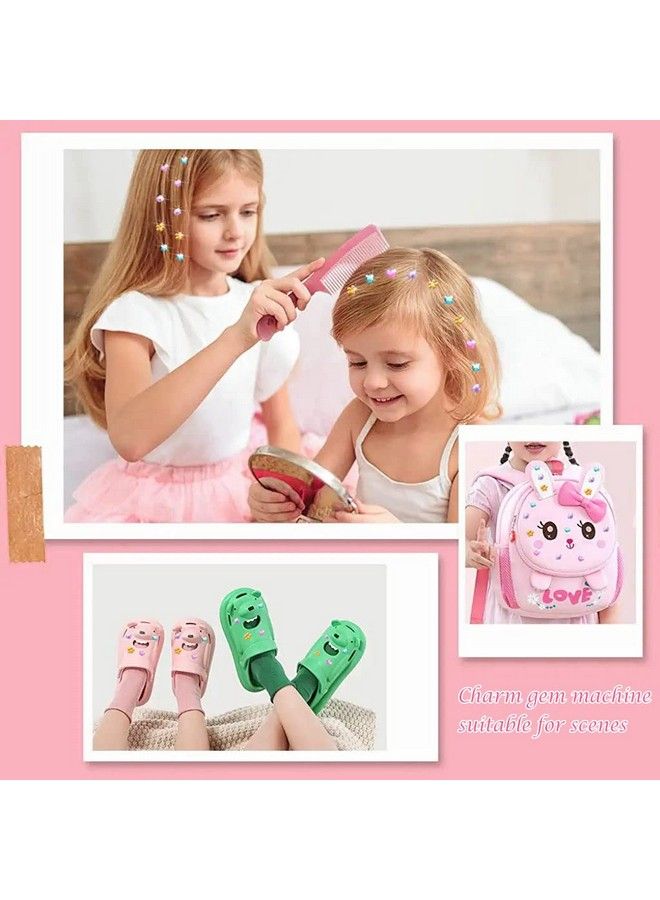 maycreate Hair Gem Stamper Quick Hair Gem Stapler With 180Pcs Glitter Gems Kit For Girls Teens 6+ Ages Bling Hair In Seconds Hairsafe Styling Tool For Party - Image 5