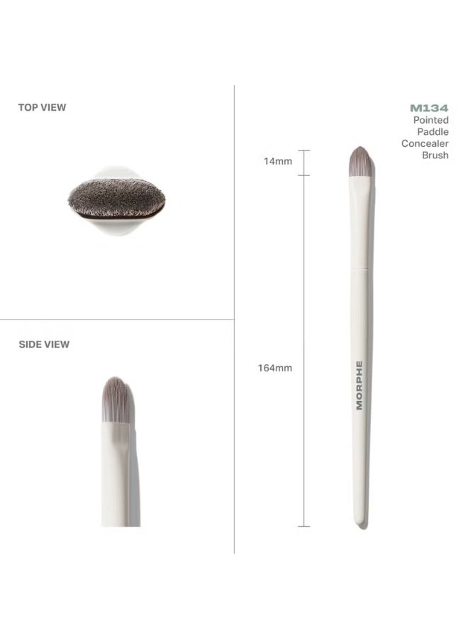 Morphe M134 Pointed Paddle Concealer Brush - Image 4