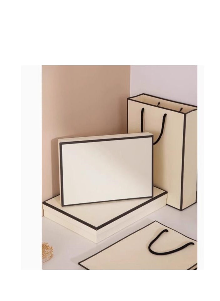 MIIOW - Butterfly Silk Gift Box Set Short Sleeved Shorts Long Pants Three Piece Set - Image 1