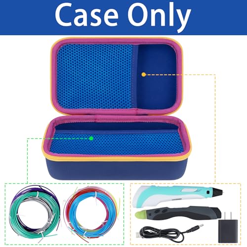 Aenllosi Hard Carrying Case for SCRIB3D Pen / MYNT3D Junior2 3D Pen, P1 3D Printer & Advanced 3D Printing Pen Holder Bag,Mesh Pocket for Filament Refill & 3D Pen Charger(Case Only) - Image 4