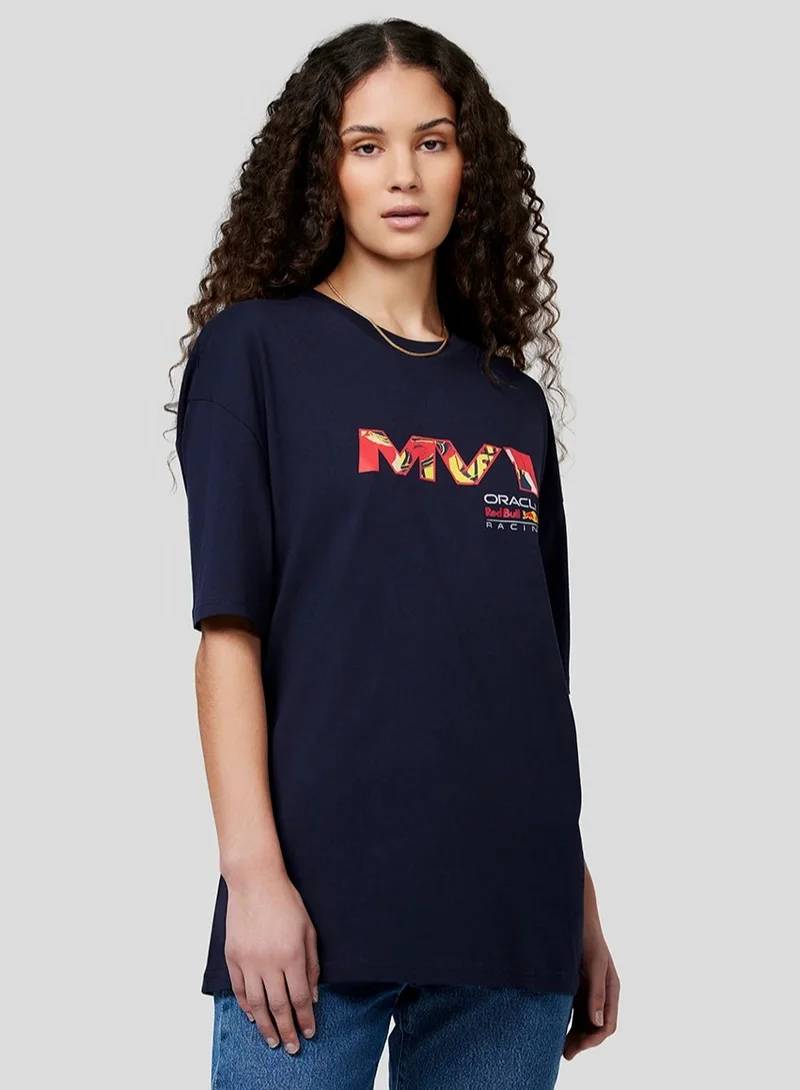 ريد بل Red Bull Racing Max Verstappen Pop Art Oversized T-Shirt