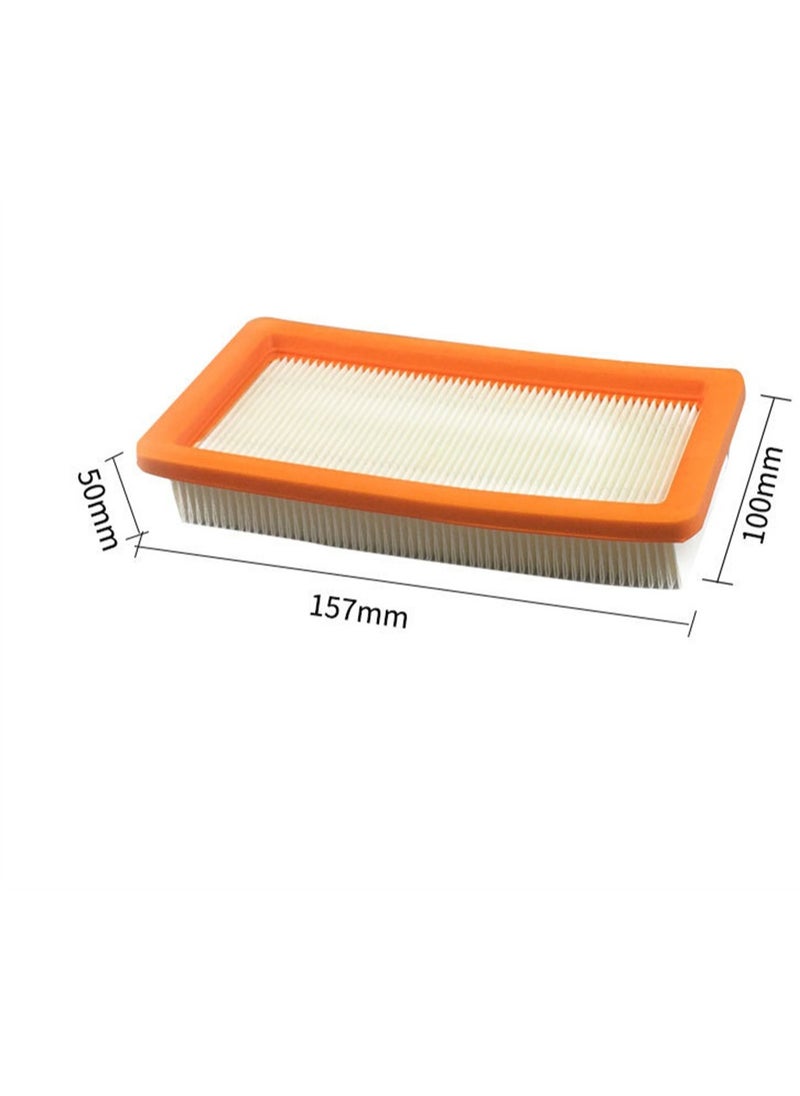 Excefore - Vacuum Cleaner Replacement Air Filter for Karcher 2 Pack Flat Filter Core HEPA Filter Vacuum Cleaner Accessery Compatible with Karcher DS5500 DS5600 DS5800 DS6000 - Image 1