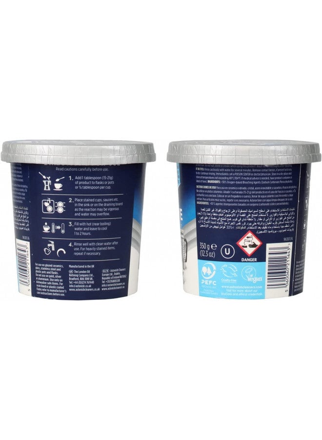 Astonish Premium Edition Cup Clean Tea/Coffee Stain Remover 350gm - Image 3