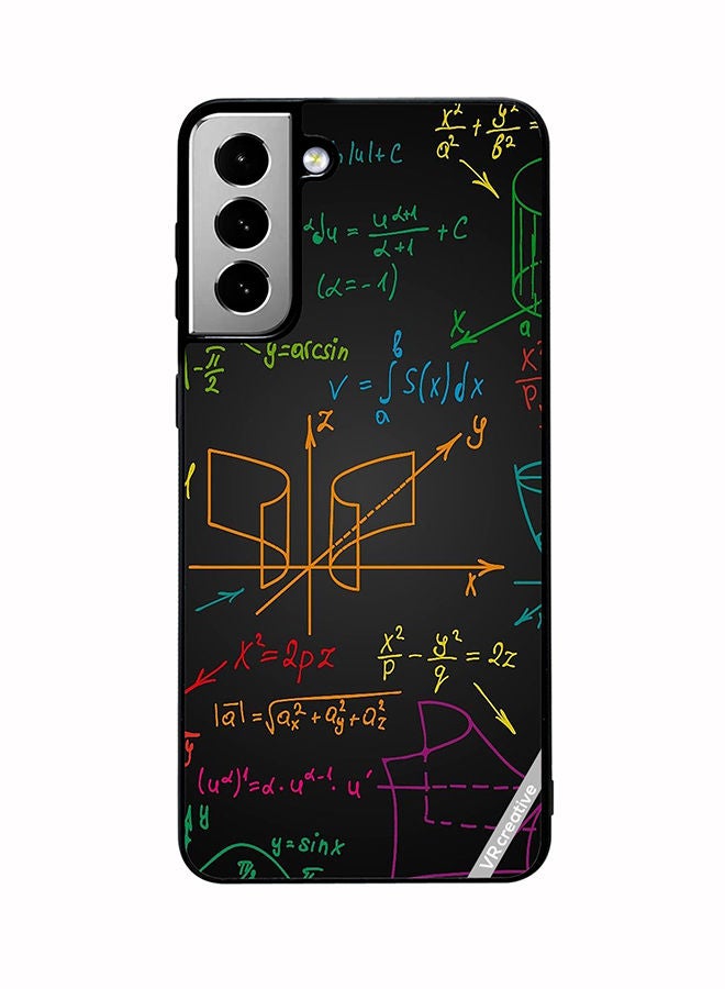 VR CREATIVE Protective Case Cover For Samsung Galaxy S21 FE 5G Maths Formula Design Multicolour - Image 1