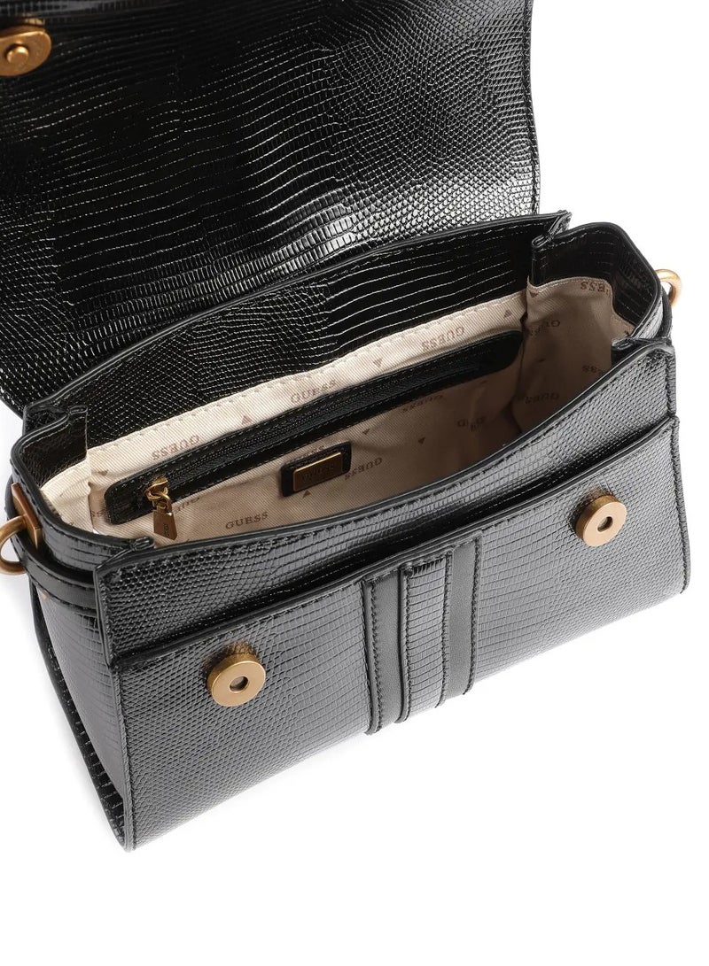 GUESS Guess - Ginevra Logo Top Handle Flap Cross-body Bags  - Image 5