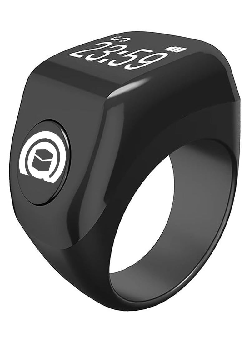 نيم ات خاتم ذكي بشاشة LED رقمية لعرض الوقت ومراقبة النشاط – تصميم أنيق وخفيف الوزن بتقنية بلوتوث ذكية، مقاوم للماء، بطارية طويلة الأمد، متوافق مع أجهزة أندرويد وiOS – خاتم ذكي للرجال والنساء لمتابعة اللياقة والصحة - Image 1