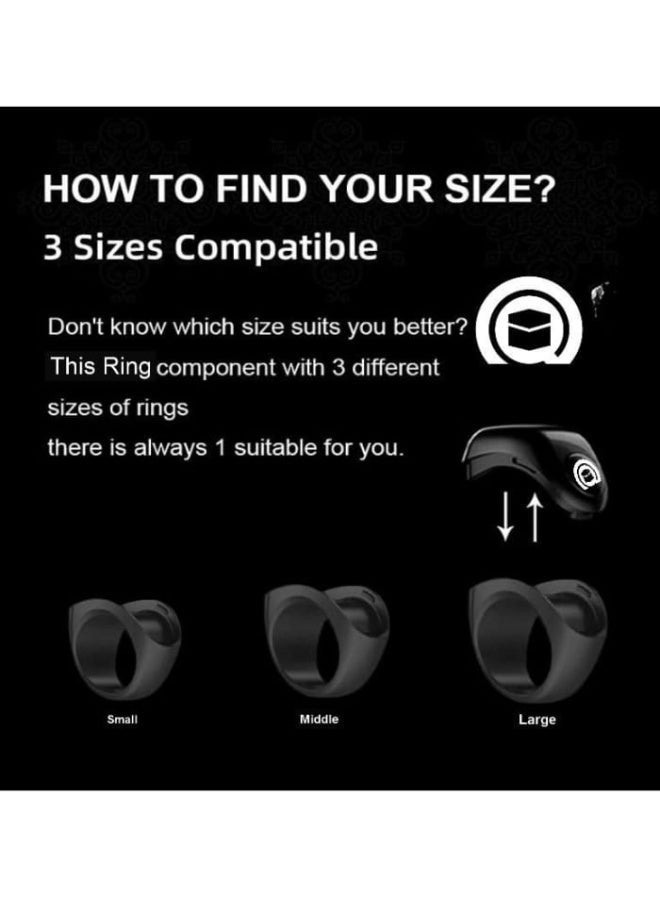 نيم ات خاتم ذكي بشاشة LED رقمية لعرض الوقت ومراقبة النشاط – تصميم أنيق وخفيف الوزن بتقنية بلوتوث ذكية، مقاوم للماء، بطارية طويلة الأمد، متوافق مع أجهزة أندرويد وiOS – خاتم ذكي للرجال والنساء لمتابعة اللياقة والصحة - Image 5
