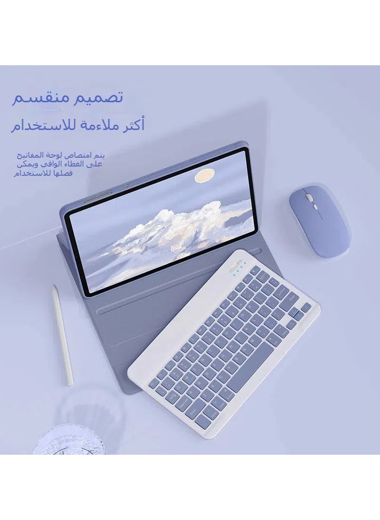 General - Keyboard Case compatible with Honor Pad X8 10.1 "detachable Wireless keyboard Ultra-Thin Leather Smart Case with mouse for Honor Pad X8 - Image 1