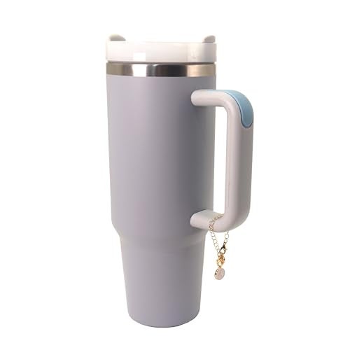 BAMXSXBO Letter Charm Accessories For Stanley Cup/Simple Modern Tumbler,Personalized ID Initial Letter Heart Charm For Stanley Tumbler Handle Charms Letter A - Image 5