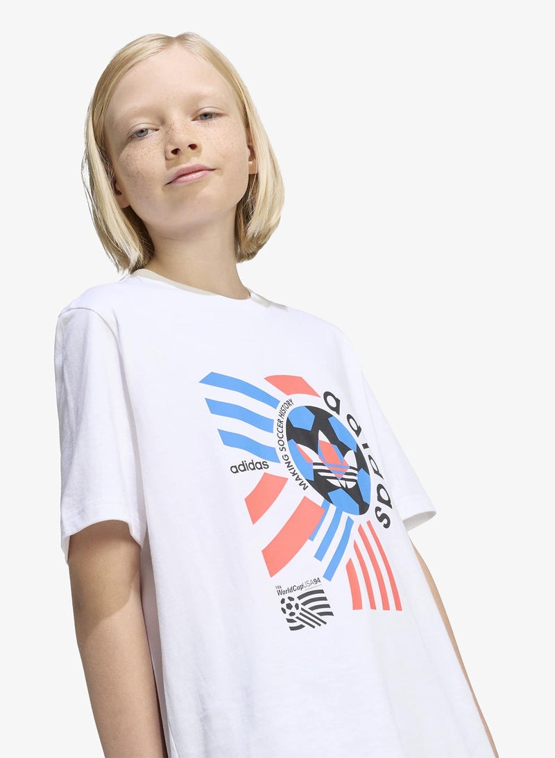 adidas Originals Youth Loose Graphic T-Shirt - Image 3