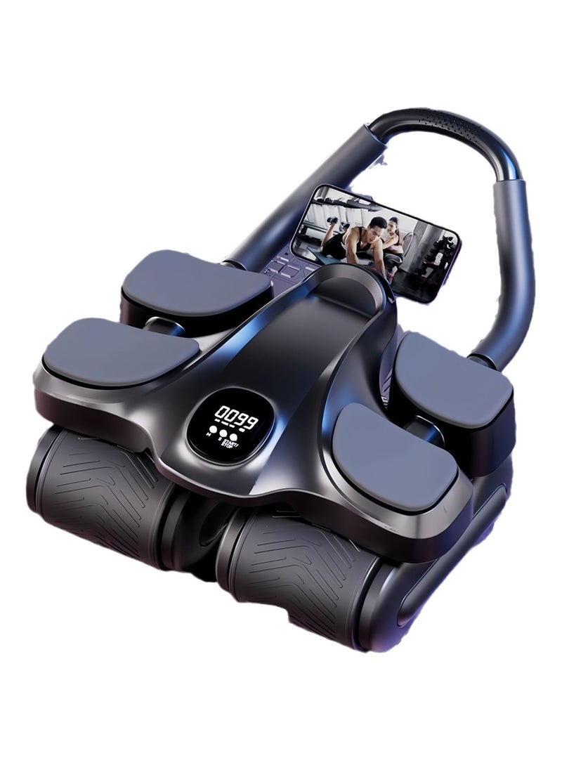 0TO1 TECH Automatic Rebound Abdominal Wheel Elbow Support Abdominal Wheel, Upgraded Four-Wheel Core Exercise Gear, Men and Women  - Image 1