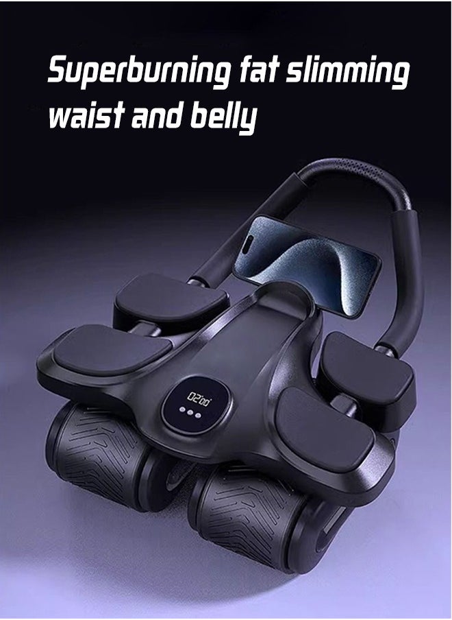 0TO1 TECH Automatic Rebound Abdominal Wheel Elbow Support Abdominal Wheel, Upgraded Four-Wheel Core Exercise Gear, Men and Women  - Image 2