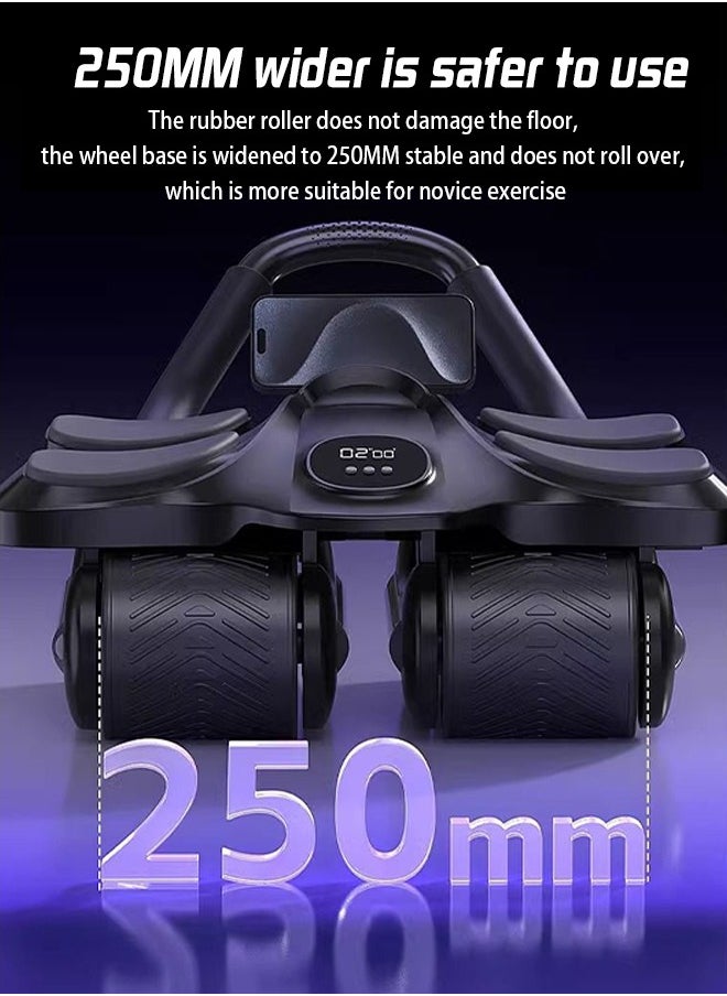 0TO1 TECH Automatic Rebound Abdominal Wheel Elbow Support Abdominal Wheel, Upgraded Four-Wheel Core Exercise Gear, Men and Women  - Image 4