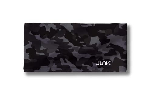 JUNK Brands Big Bang Lite Headband - Moisture-Wicking, Performance Fabric, Non-Slip, Sports Sweatband for Men & Women - One Size - Black Ops - Image 2