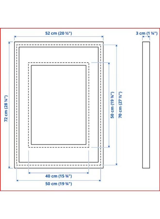 برواز, شكل السنديان, ‎50x70 سم‏ - Image 2