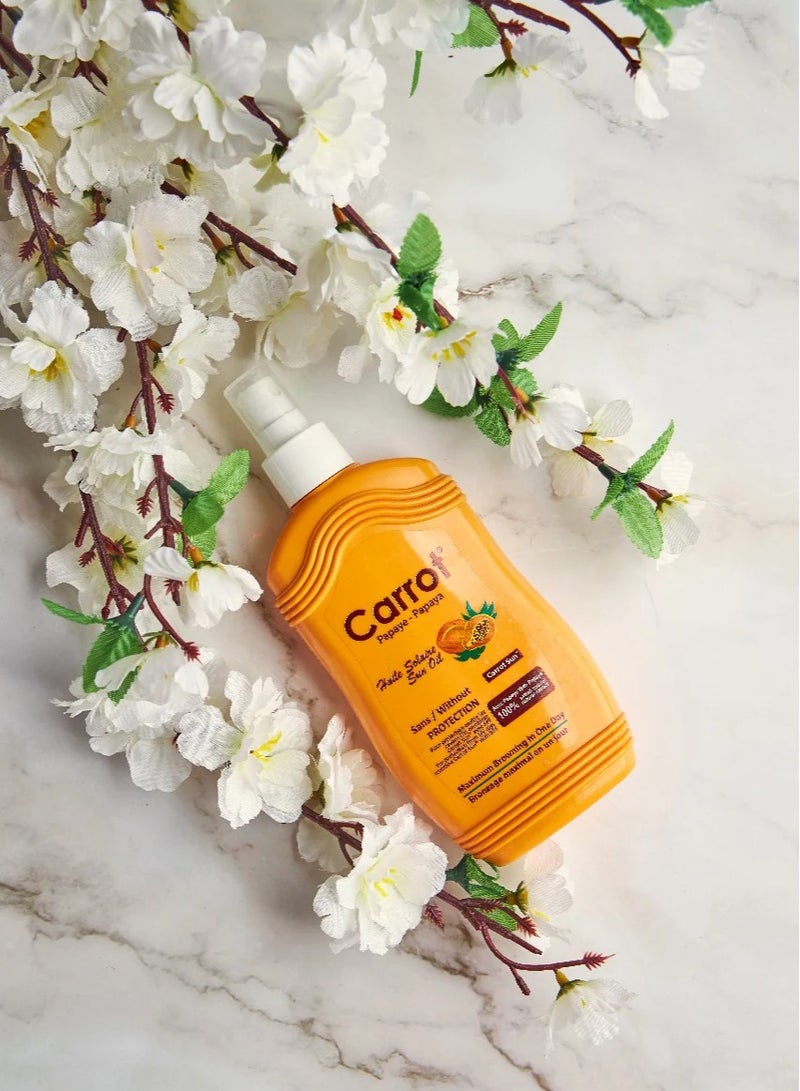 Carrot Tanning Accelerator – 200ml Intensive PAPAYA Tanning Spray – Natural Extract Tanning Spray - Image 2