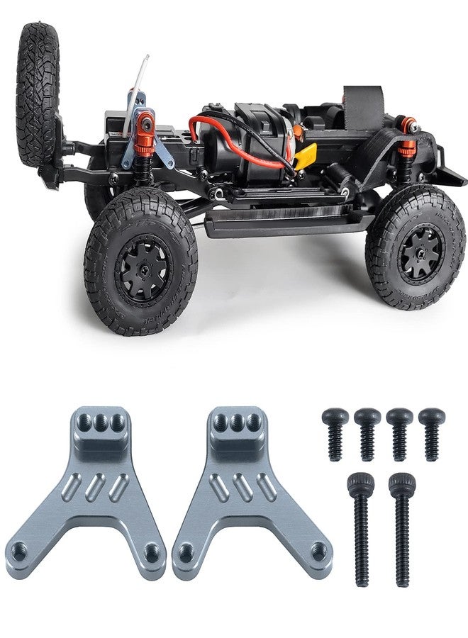 Zolikar 2PCS RC Aluminum Alloy Rear Shock Mount Shock Tower for Kyosho Mini Z 4x4 1/18 Scale Jimny 1/24 Scale Wrangler, Titanium - Image 1