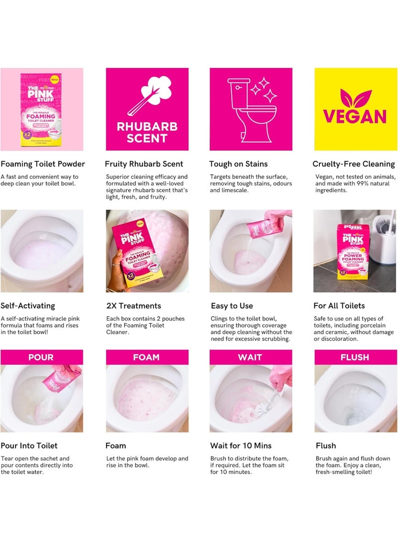 Stardrops The Pink Stuff Foaming toilet cleaner 3x100g - Image 4