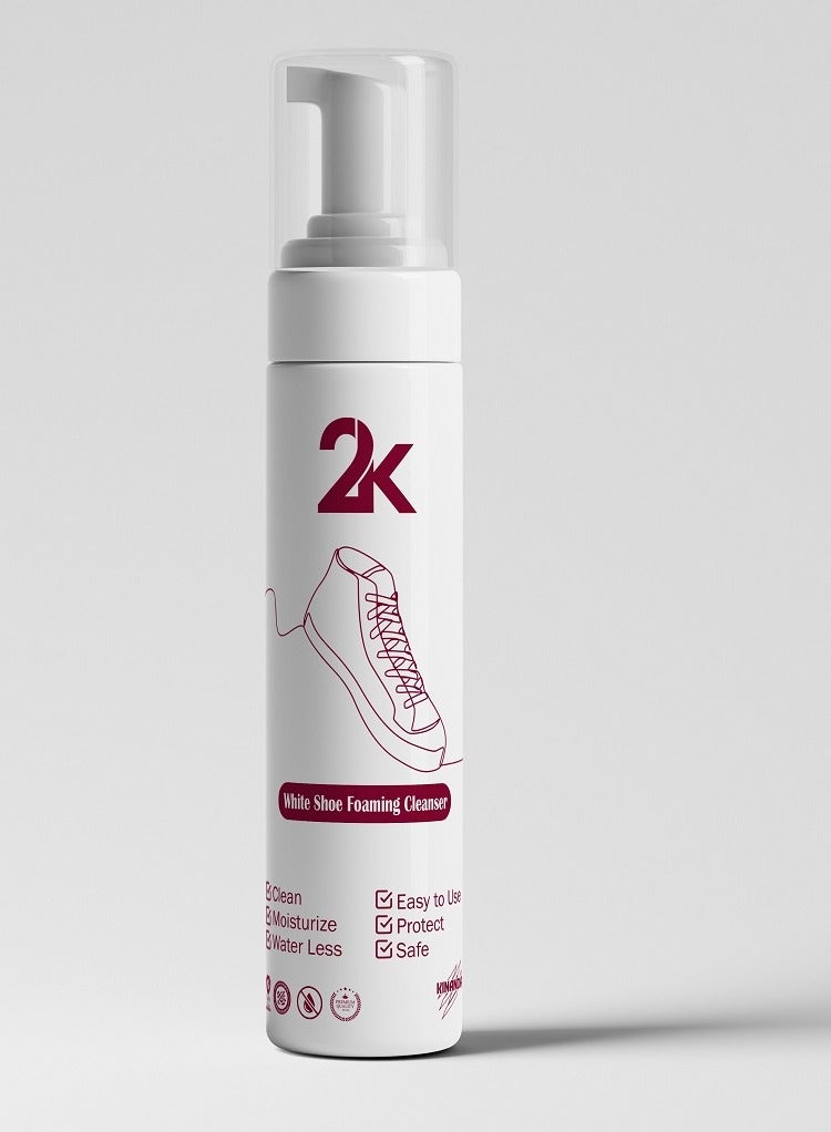2كي White Shoe Foaming Cleanser – 150ml  - Image 1