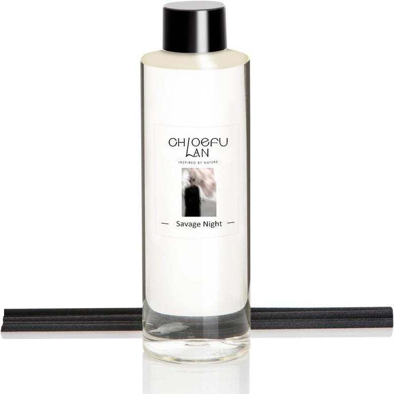 Chloefu LAN زيت عطري لمنبهات الرائحة بنكهة "ليلة البربرية"، سعة 6.76 أونصة، عطر خشبي منعش للاستخدام اليومي، خالي من الكحول، يساعد على النوم وتخفيف التوتر. - Image 1