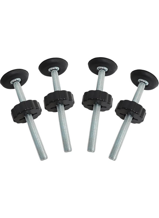 AMORBASE Baby Gate Spindle Rods 8mm(M8) - Replacement Threaded Screw Bolts Hardware Parts Kit Wall Protector for Pet Pressure Mounted Safety Door & Baby Stair Gates - Image 1