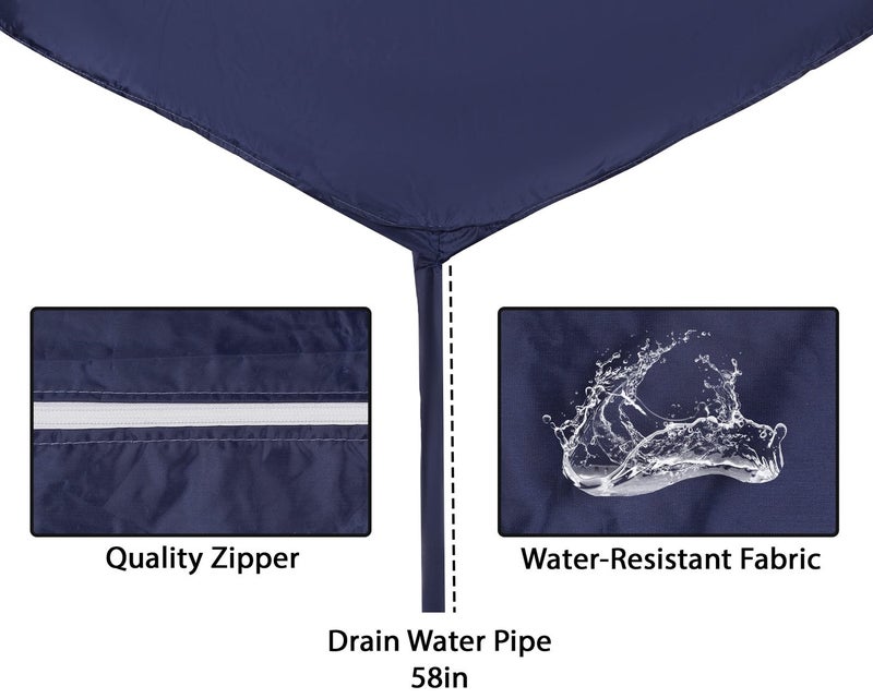 Vintage Pro Split AC Service Wash Bag/Cover For Indoor Unit, Waterproof (2 Ton, Navy Blue) - Image 3