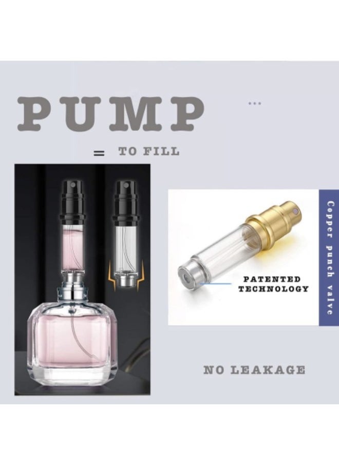 GGEROU - Perfume Bottles Empty Refill, Perfume Atomizer, Refillable Portable Mini Perfume Atomizer, Perfume Spray bottle Atomizer, 5ml White - Image 1