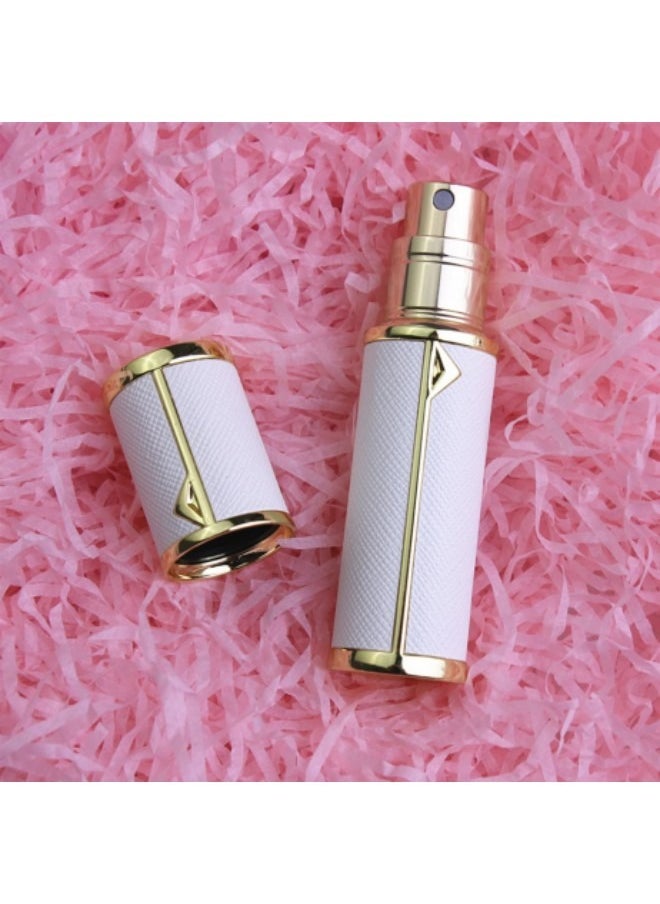 GGEROU - Perfume Bottles Empty Refill, Perfume Atomizer, Refillable Portable Mini Perfume Atomizer, Perfume Spray bottle Atomizer, 5ml White - Image 1
