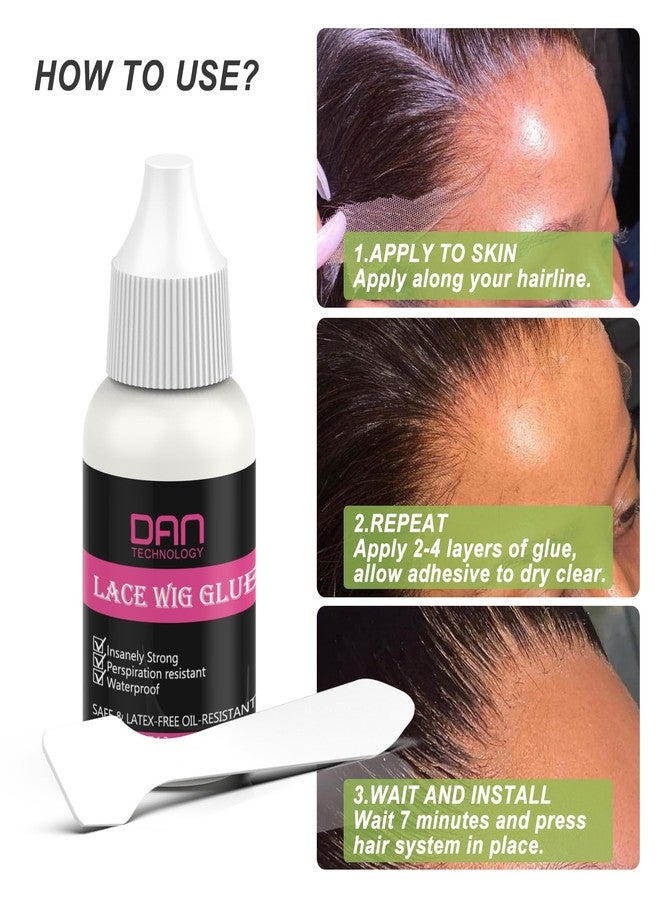 DAN Technology Lace Wig Glue and Remover Kit - Waterproof Hair Adhesive - Image 4
