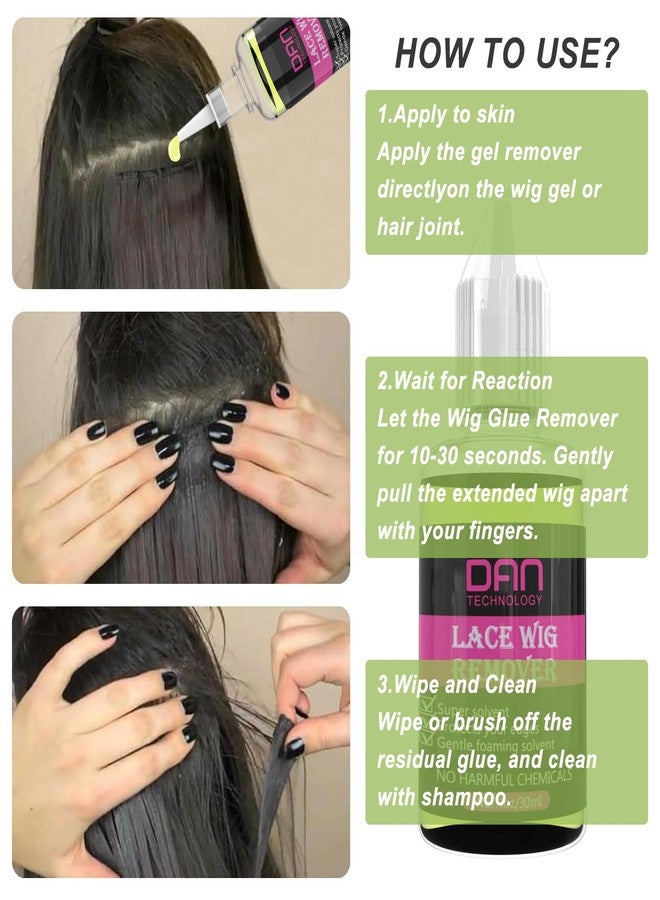 DAN Technology Lace Wig Glue and Remover Kit - Waterproof Hair Adhesive - Image 5