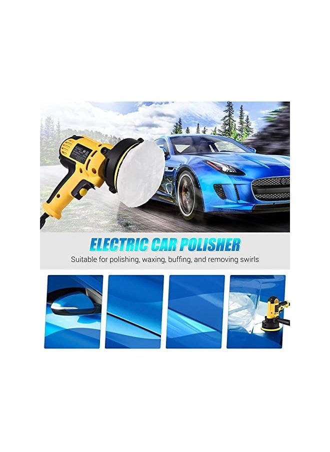 Generic Polisher Machine Kit Variable Speed Car Buffer Polisher Home Diy Polisher Car Buffer Polisher Waxer Kit For Car Sanding Polishing Waxing Sealing Glaze