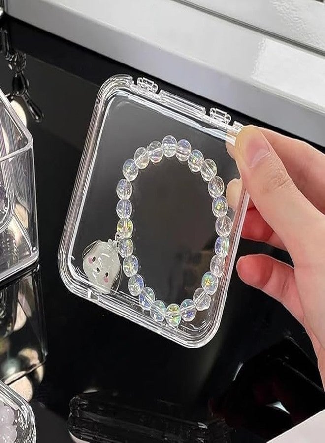 Lemoza Acrylic Jewelry Organizer Box Set – Transparent Storage Case for Earrings Bracelets Rings Necklaces Watches for Women and Girls - Image 4